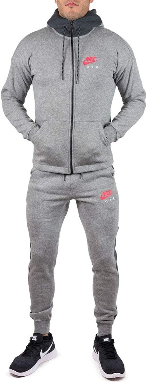 nike air jogginganzug grau|graue Trainings.